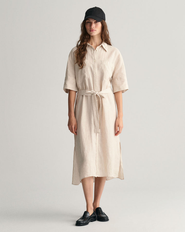 GANT Rel Linen Ss Shirt Dress/Haljina 4503319