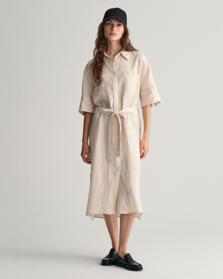 GANT Rel Linen Ss Shirt Dress/Haljina 4503319