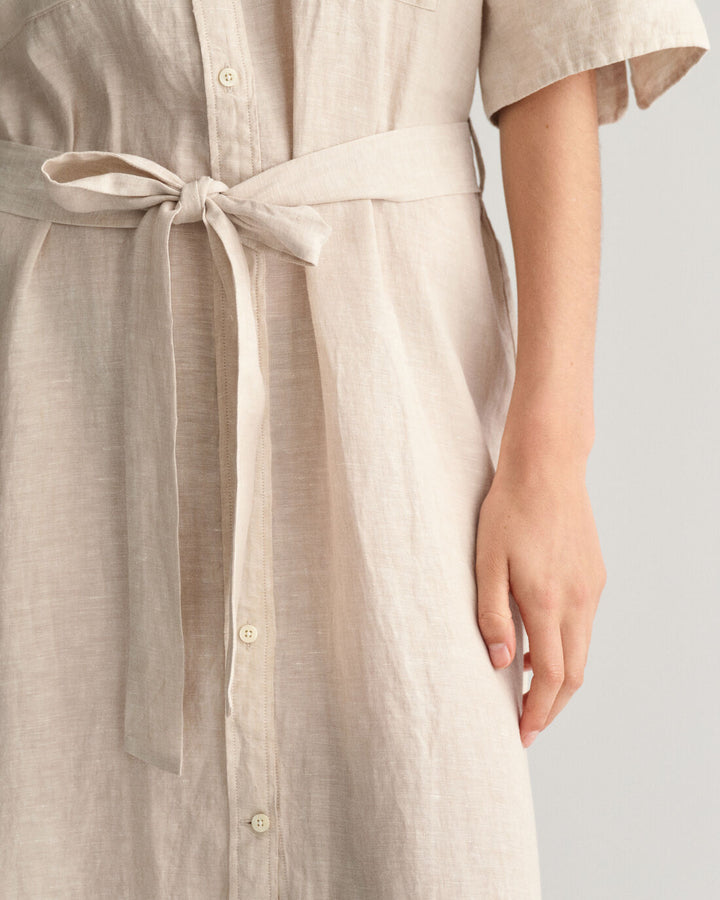 GANT Rel Linen Ss Shirt Dress/Haljina 4503319
