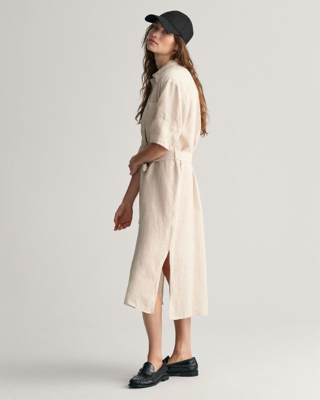 GANT Rel Linen Ss Shirt Dress/Haljina 4503319