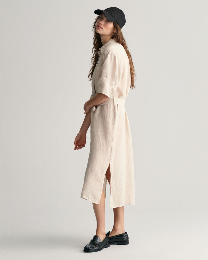 GANT Rel Linen Ss Shirt Dress/Haljina 4503319