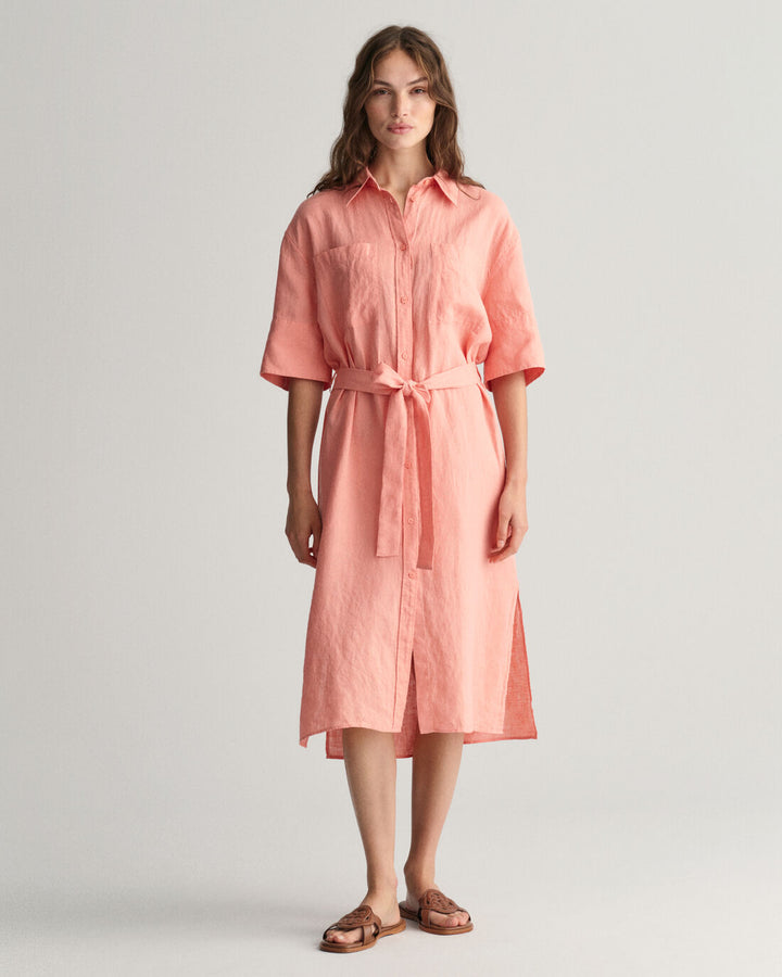 GANT Rel Linen Ss Shirt Dress/Haljina 4503319