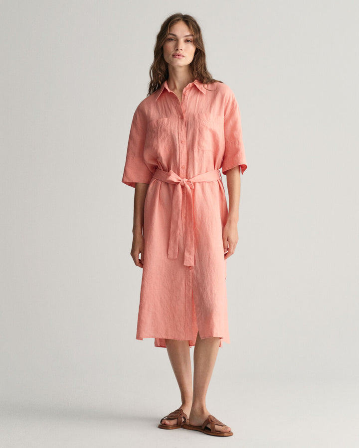 GANT Rel Linen Ss Shirt Dress/Haljina 4503319