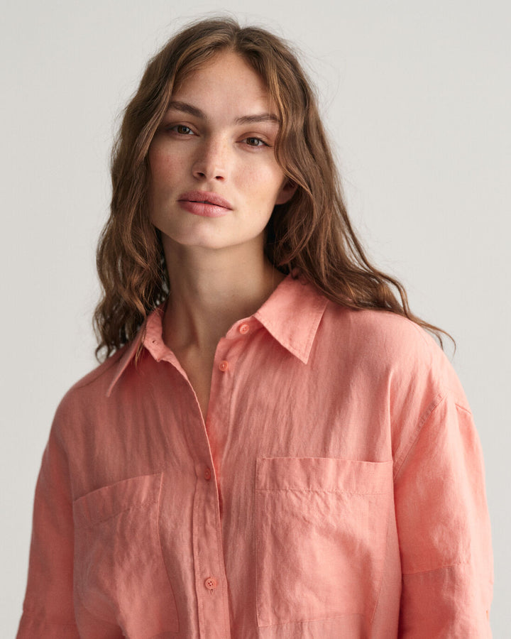 GANT Rel Linen Ss Shirt Dress/Haljina 4503319