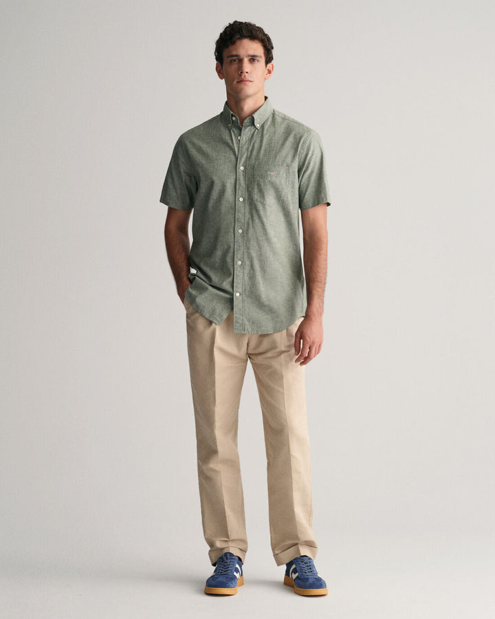 GANT Reg Cotton Linen Ss Shirt/Košulja 3240101