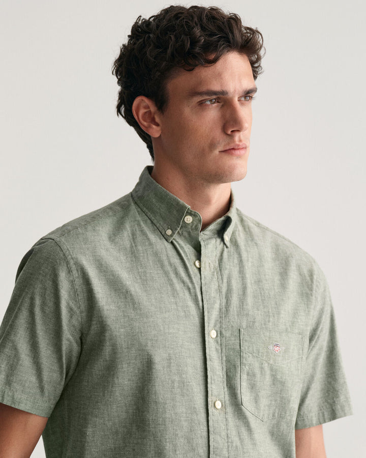 GANT Reg Cotton Linen Ss Shirt/Košulja 3240101