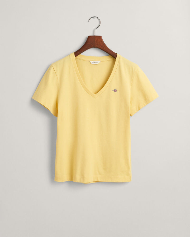 GANT Reg Shield Ss V-Neck T-Shirt/Majica 4200750