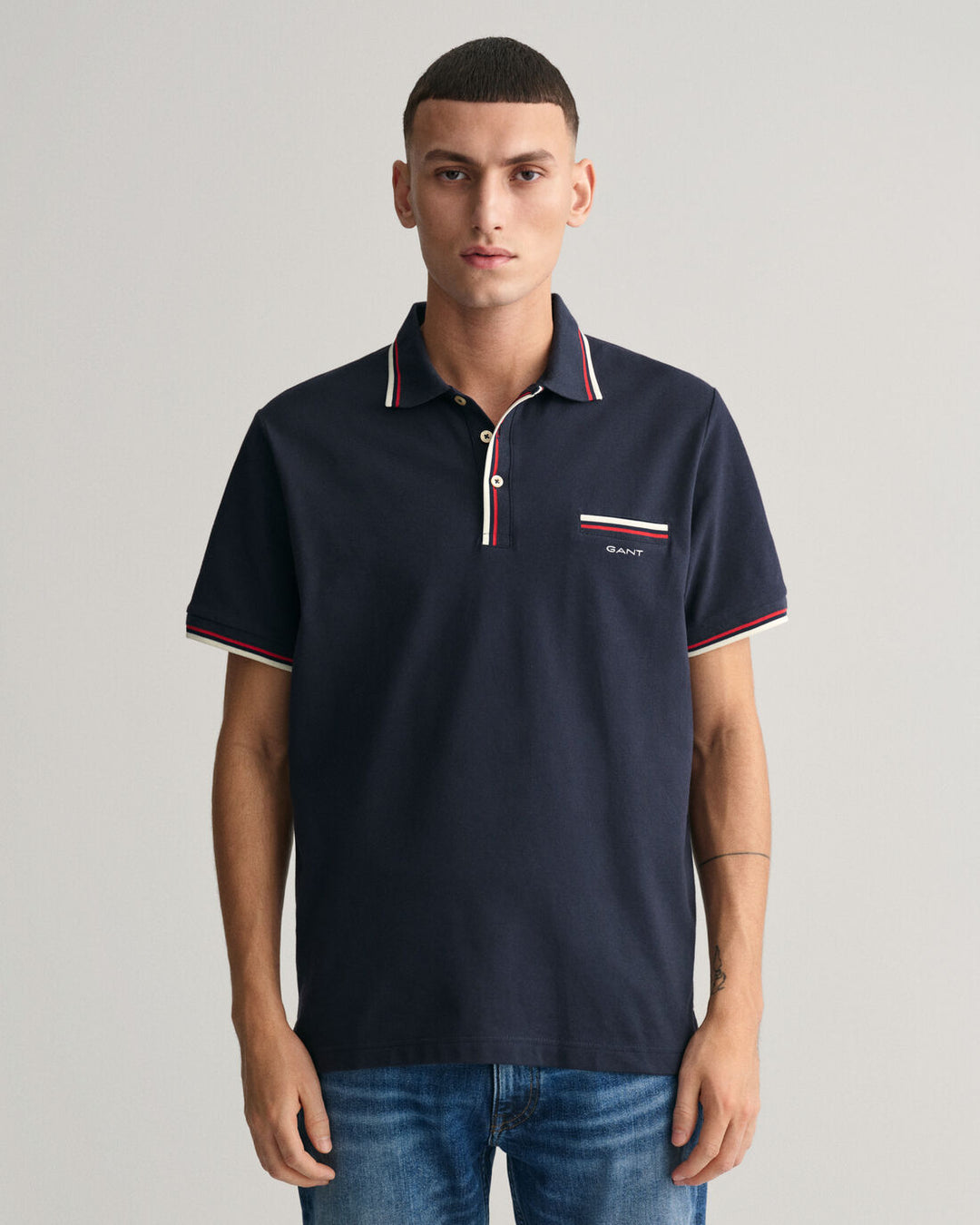 GANT 2-Col Tipping Ss Pique Polo/Polo majica 2013042