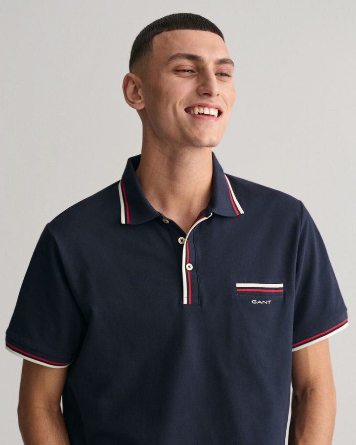 GANT 2-Col Tipping Ss Pique Polo/Polo majica 2013042