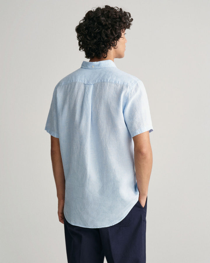 GANT Reg Linen Houndstooth Ss Shirt/Košulja 3240068