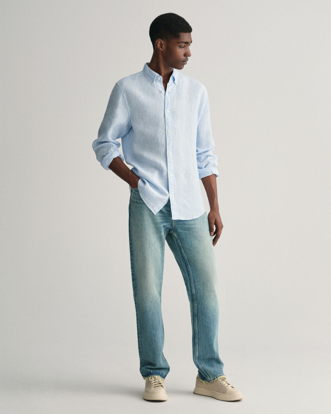 GANT Slim Linen Houndstooth Shirt/Košulja 3240167