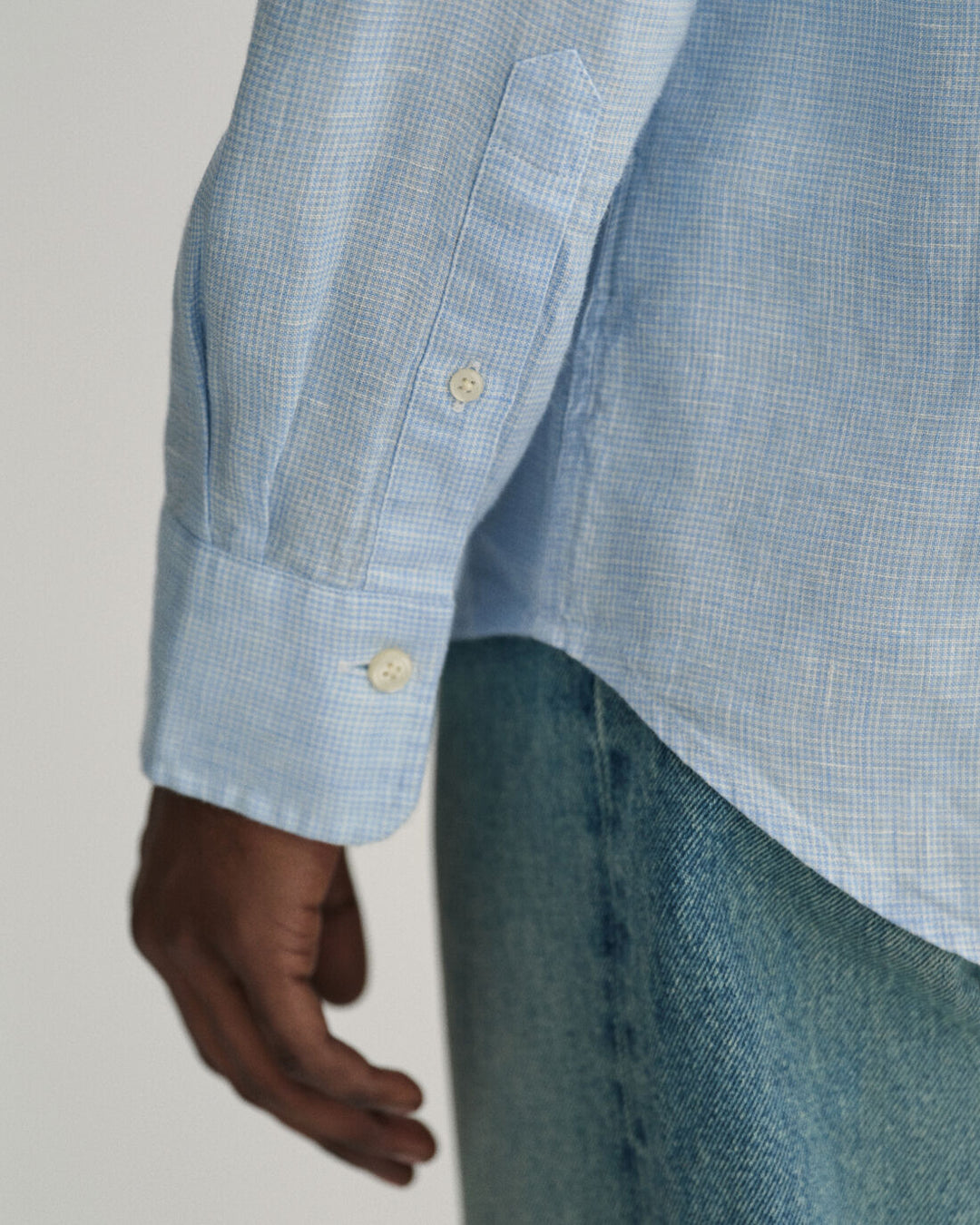 GANT Slim Linen Houndstooth Shirt/Košulja 3240167
