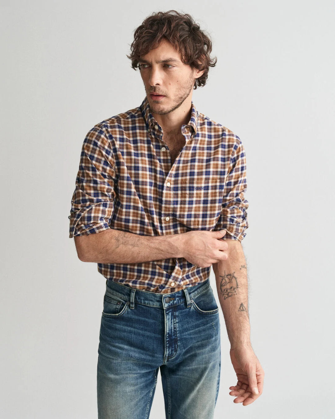 GANT Reg Light Twill Check Shirt/Košulja 3240194