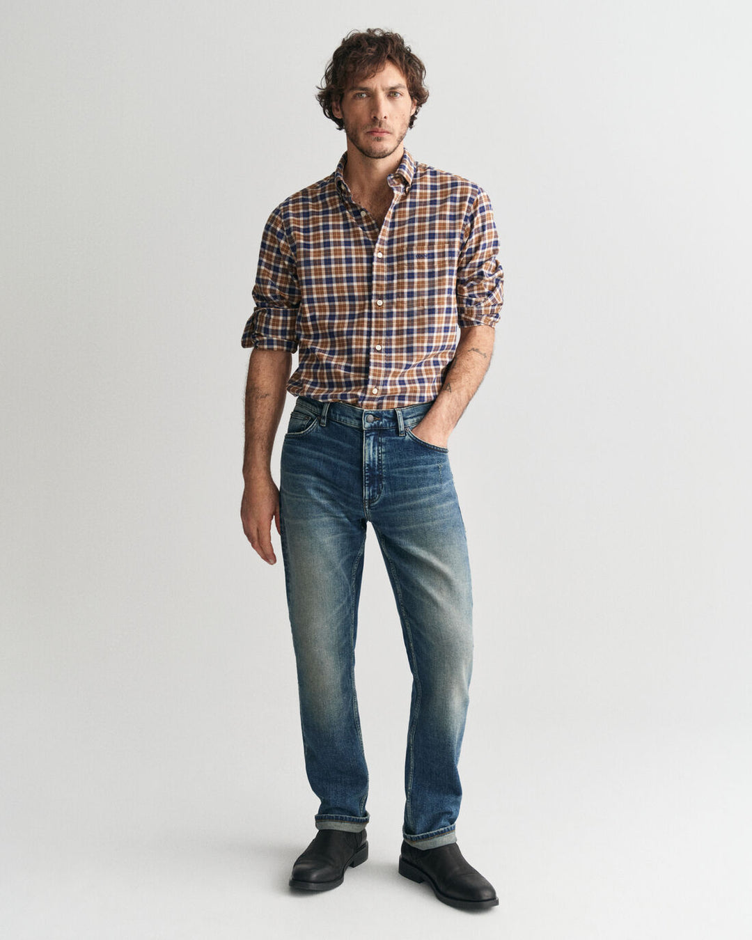 GANT Reg Light Twill Check Shirt/Košulja 3240194