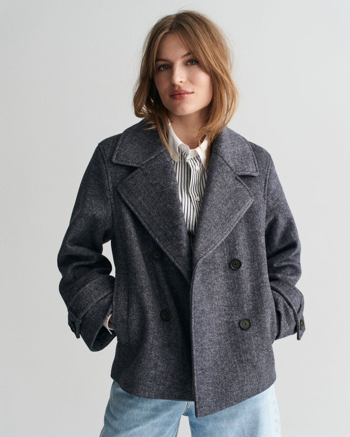 GANT Cropped Herringbone Wool Jacket/Sako 4700341