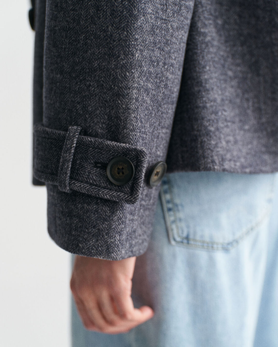 GANT Cropped Herringbone Wool Jacket/Sako 4700341
