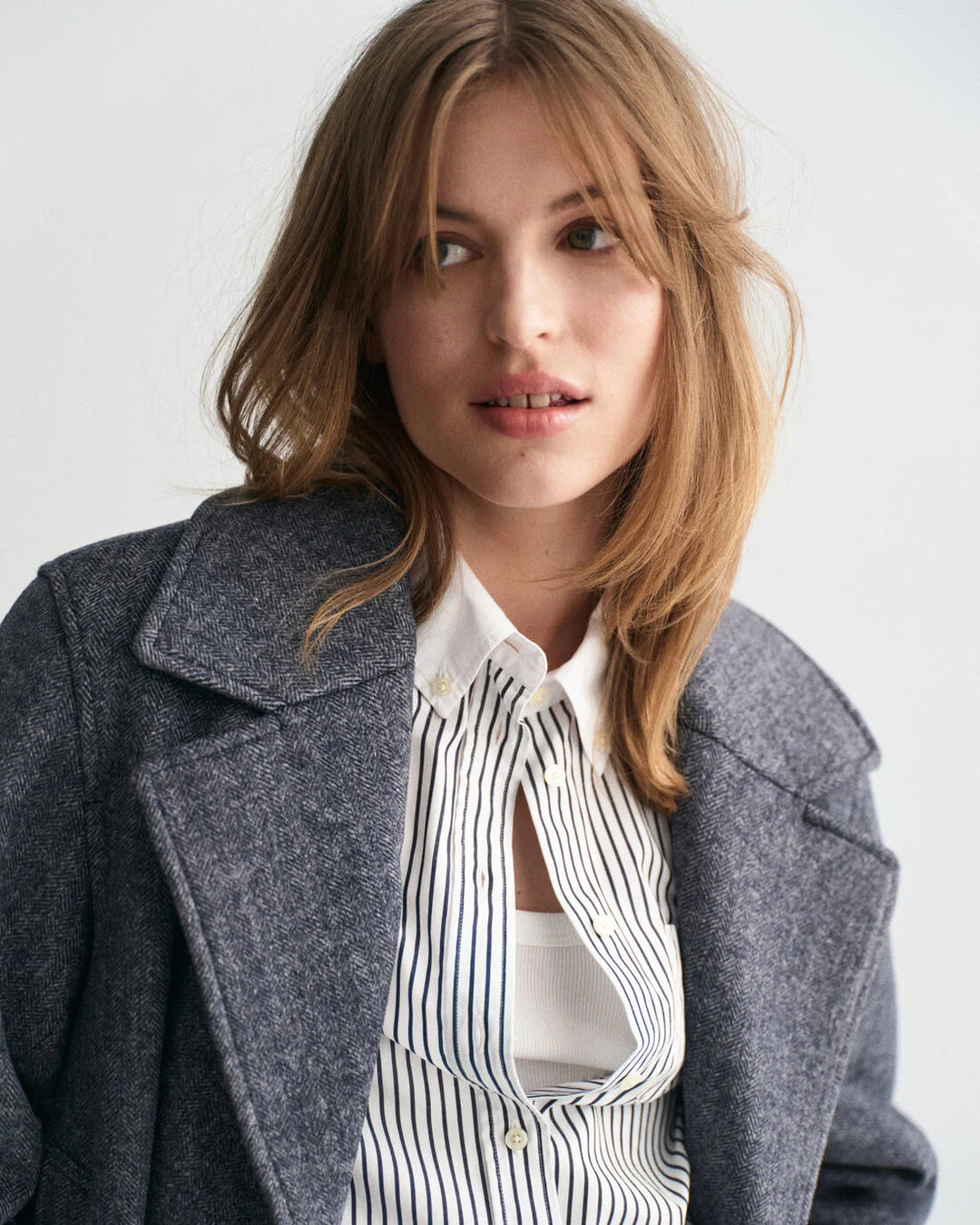 GANT Cropped Herringbone Wool Jacket/Sako 4700341