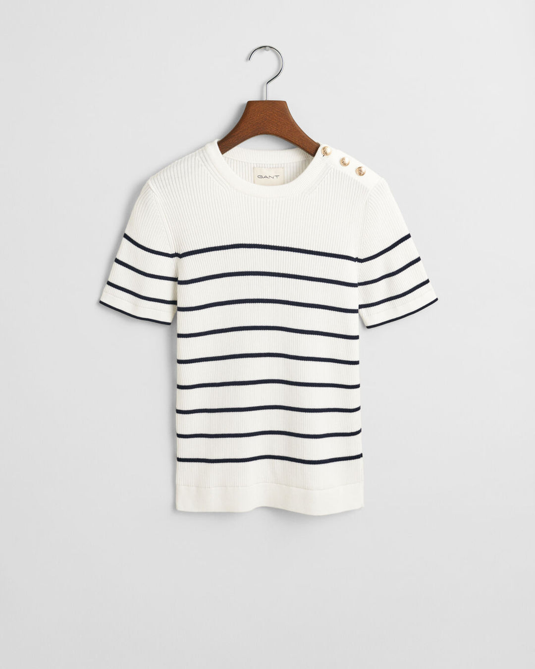 GANT Ribbed Breton C-Neck/Pulover 4805306