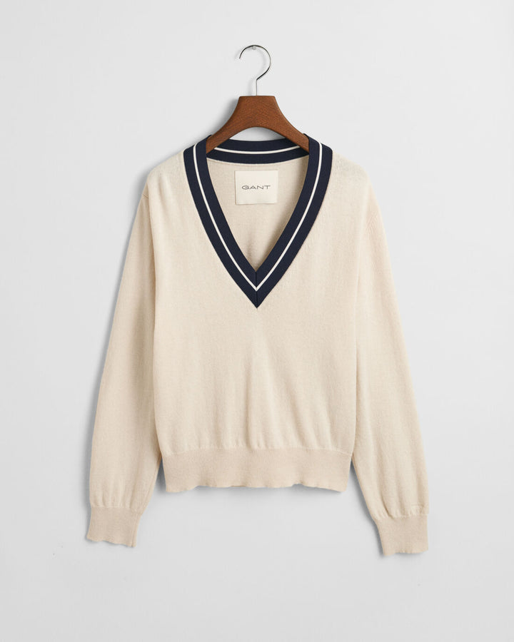 GANT Contrast V-Neck/Pulover 4805303