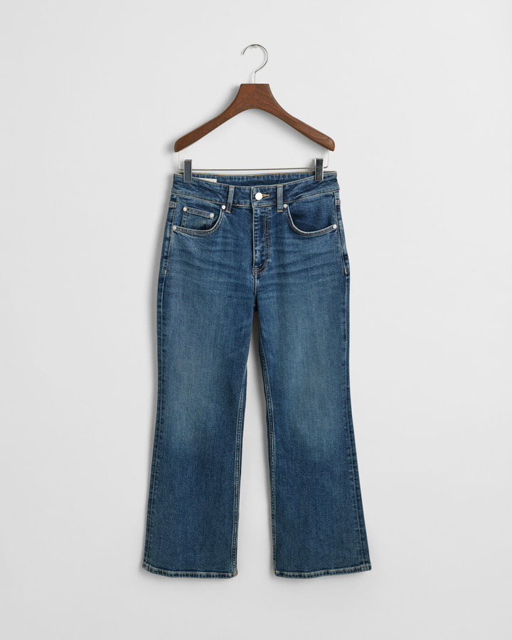 GANT Cropped Kick Flare Denim/Traperice 4100243