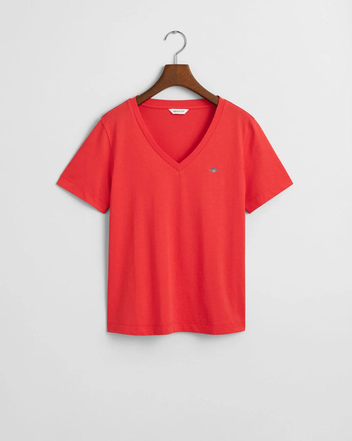 GANT Reg Shield Ss V-Neck T-Shirt/Majica 4200750