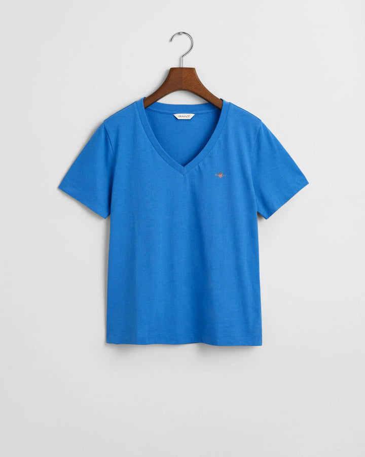 GANT Reg Shield Ss V-Neck T-Shirt/Majica 4200750