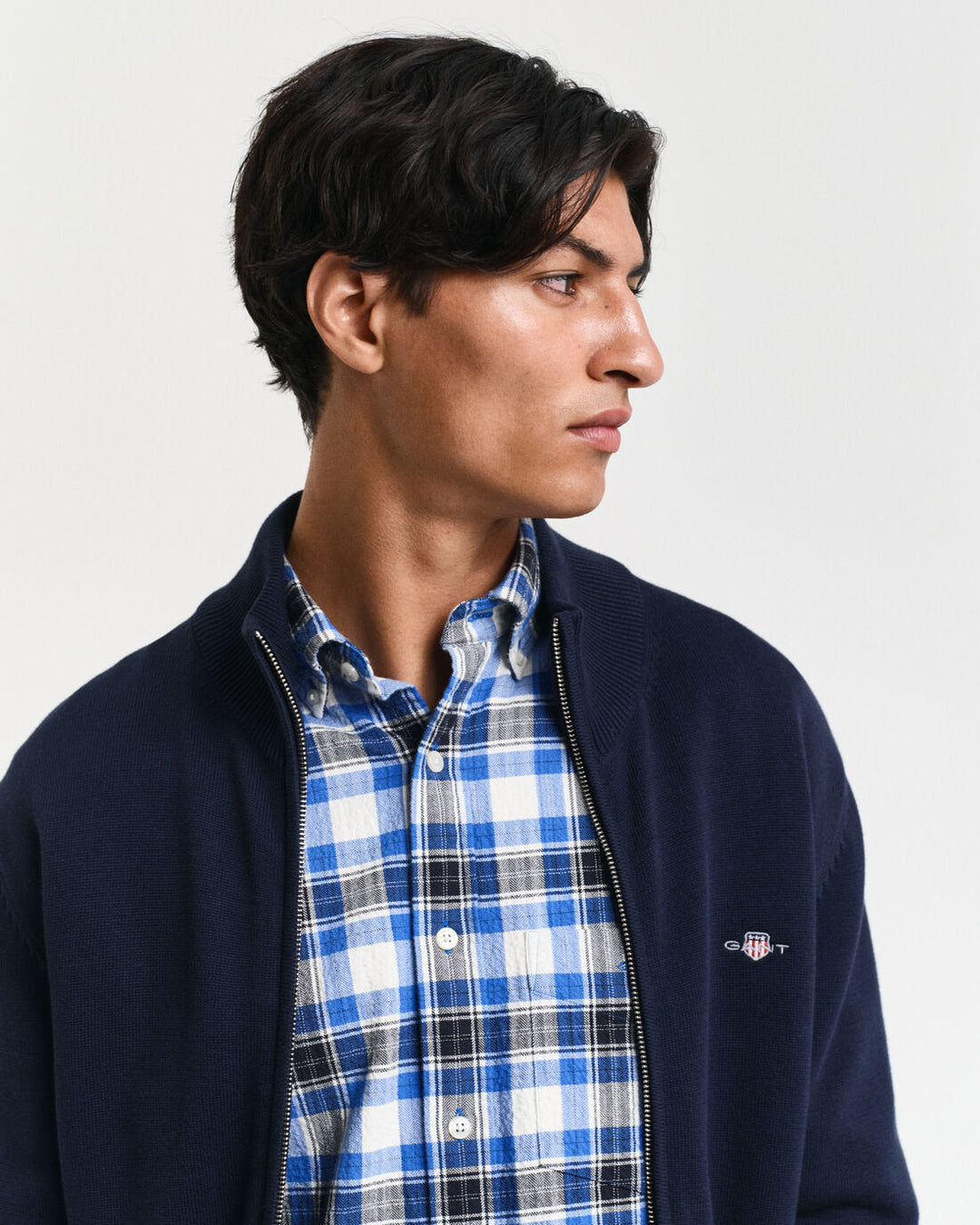 GANT Casual Cotton Zip Cardigan/Pulover 8030164