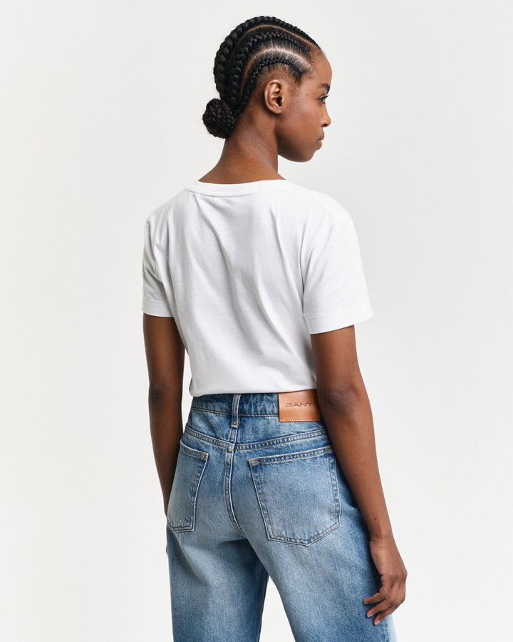 GANT Reg Shield Ss V-Neck T-Shirt/Majica 4200750