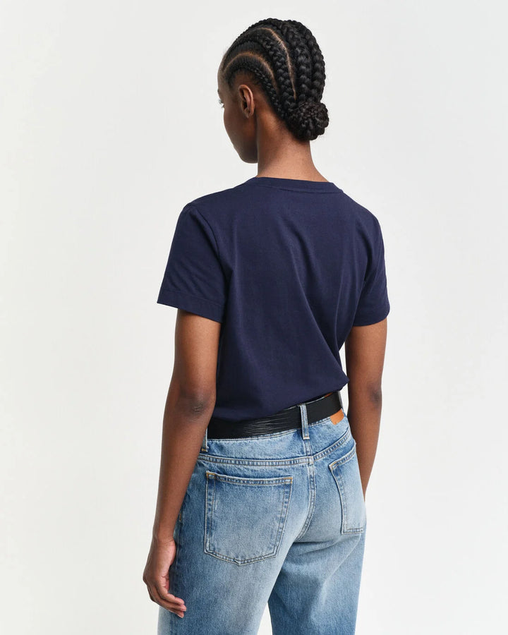 GANT Reg Shield Ss V-Neck T-Shirt/Majica 4200750