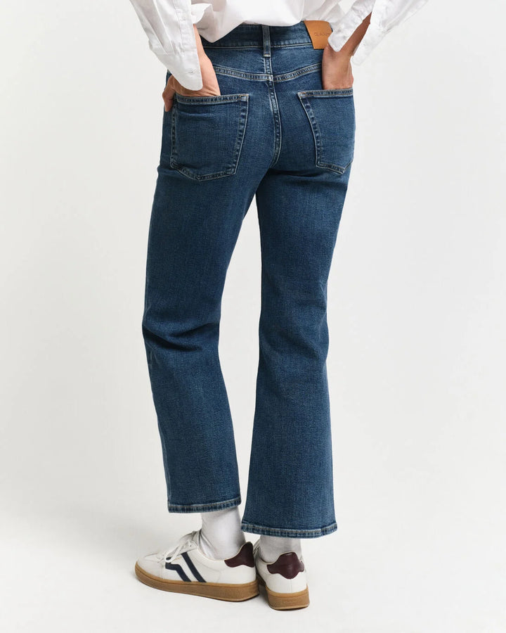 GANT Cropped Kick Flare Denim/Traperice 4100243