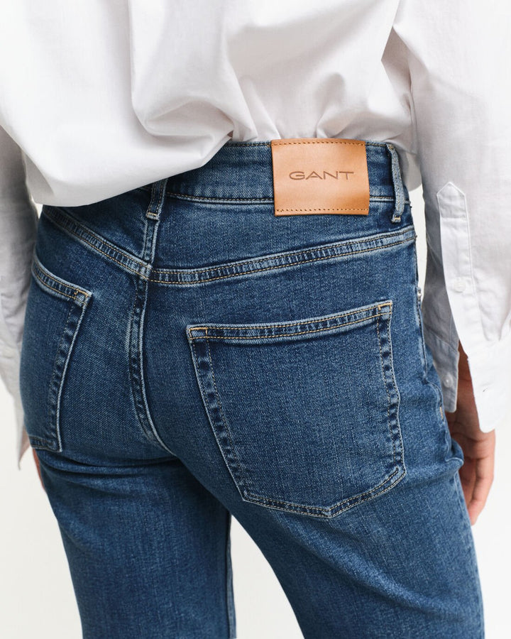 GANT Cropped Kick Flare Denim/Traperice 4100243