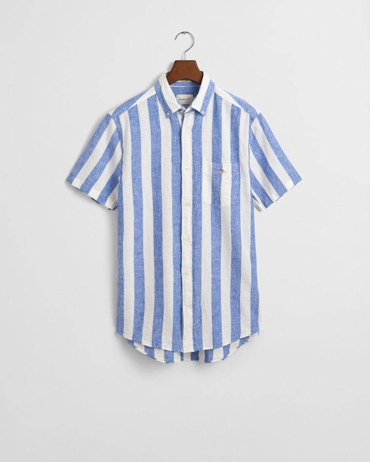 GANT Reg Cotton Linen Stripe Ss Shirt/Košulja 3250044
