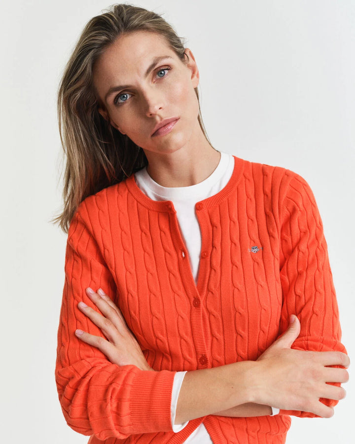 GANT Stretch Cotton Cable Cardigan/Pulover 4800103