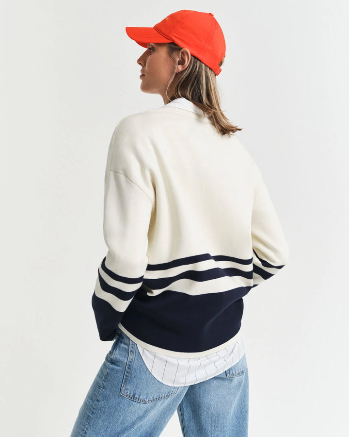 GANT Gant Varsity V-Neck Cardigan/Pulover 4805326