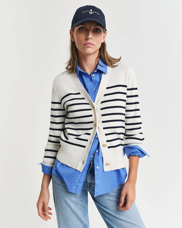 GANT Striped Cotton Cardigan/Pulover 4805319