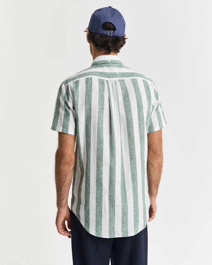 GANT Reg Cotton Linen Stripe Ss Shirt/Košulja 3250044