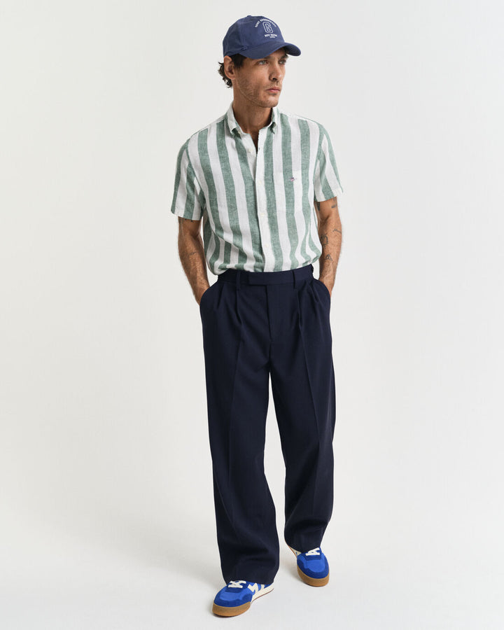 GANT Reg Cotton Linen Stripe Ss Shirt/Košulja 3250044