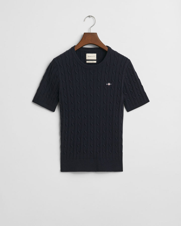 GANT Stretch Cotton Cable Ss C-Neck/Pulover 4800105