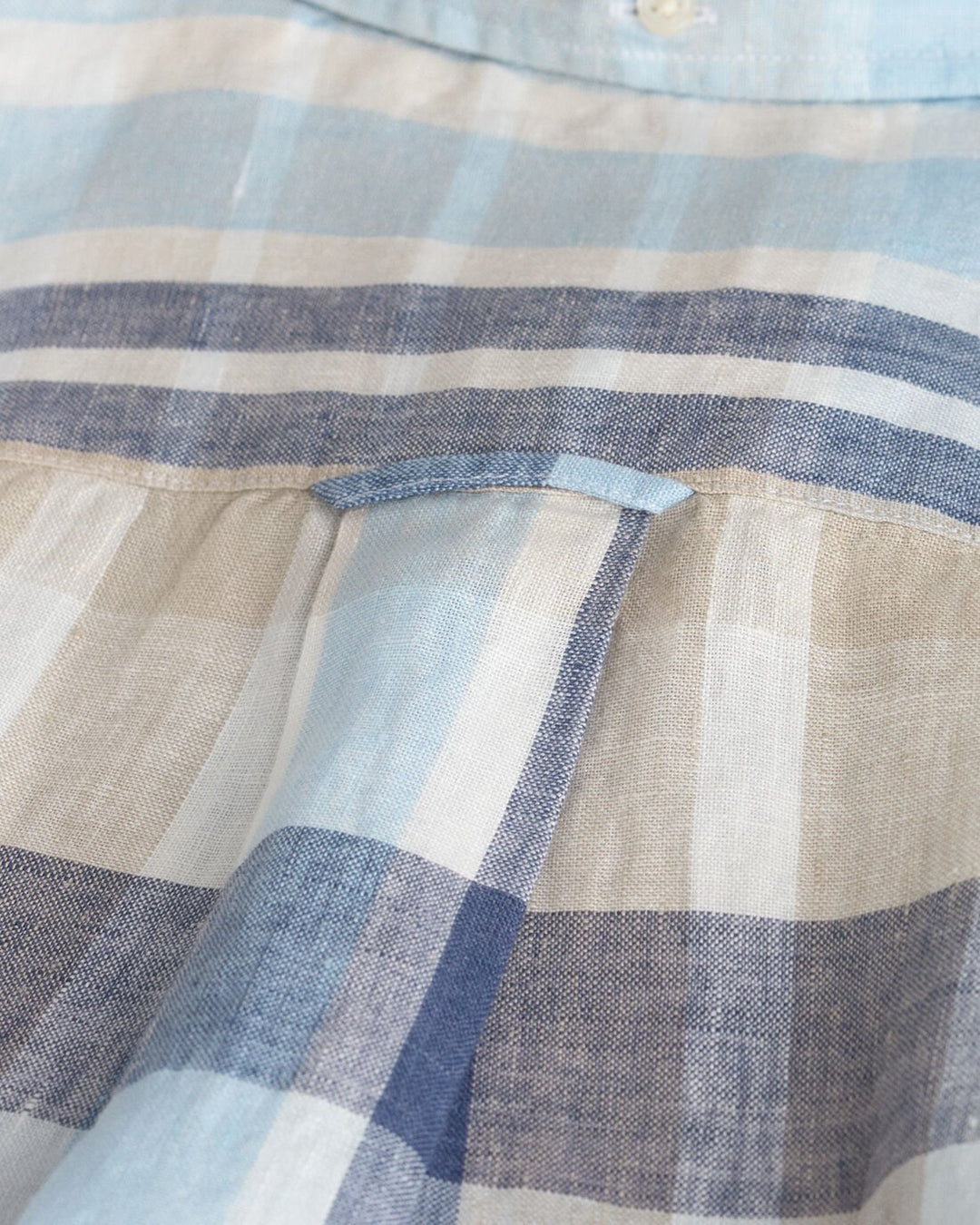 GANT Reg Linen Madras Ss Shirt/Košulja 3250075