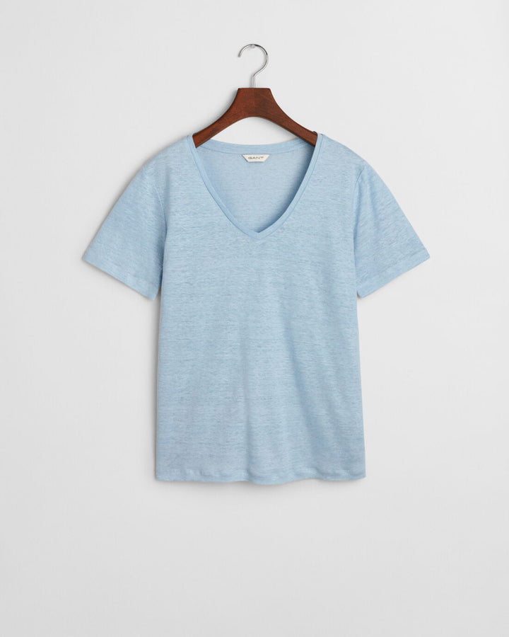 GANT Reg Linen V-Neck Ss T-Shirt/Majica 4200596