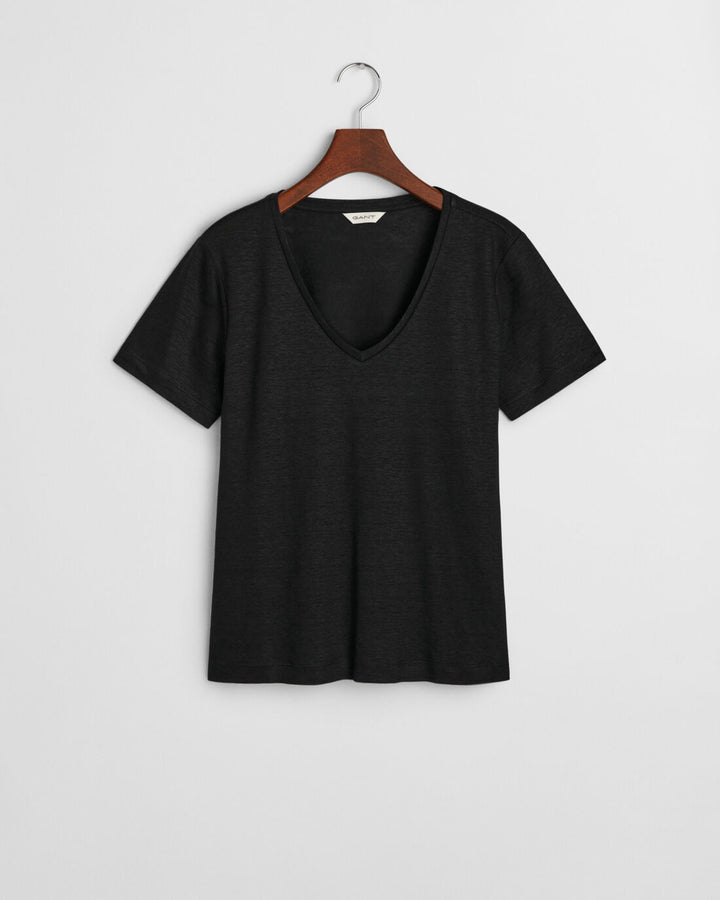 GANT Reg Linen V-Neck Ss T-Shirt/Majica 4200596