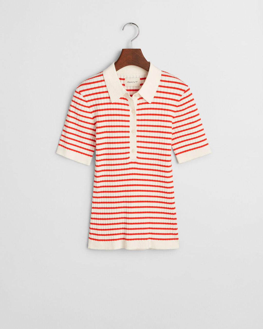 GANT Rib Knit Striped Ss Rugger/Pulover 4805331