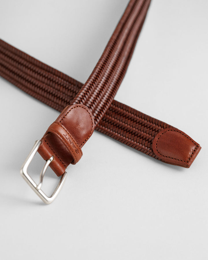 GANT Leather Elastic Braided Belt/Remen 9940161
