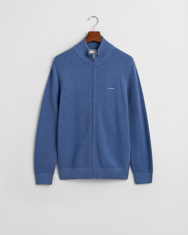 GANT Cotton Pique Zip Cardigan/Pulover 8040524