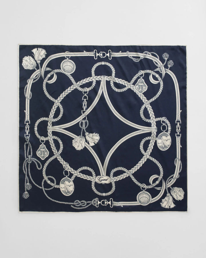 GANT Sailing Print Silk Scarf/Marama 4920244