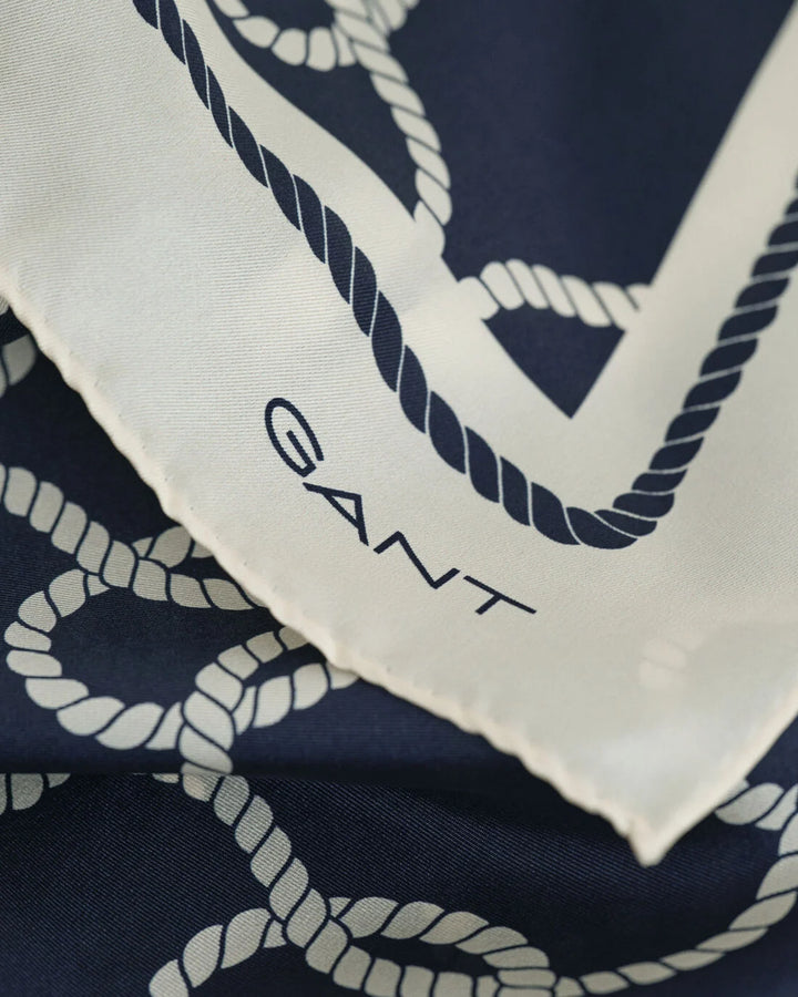 GANT Rope Print Silk Scarf/Kapa 4920242