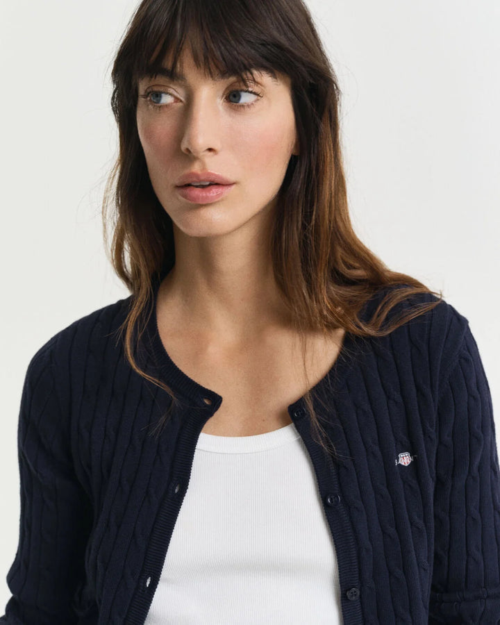 GANT Stretch Cotton Cable Cardigan/Pulover 4800103