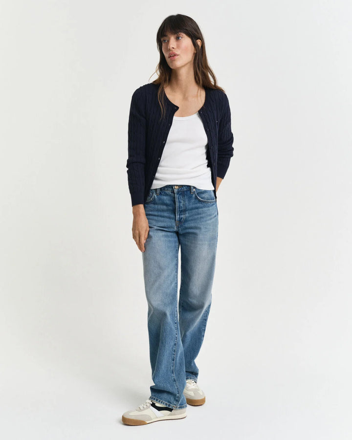 GANT Stretch Cotton Cable Cardigan/Pulover 4800103