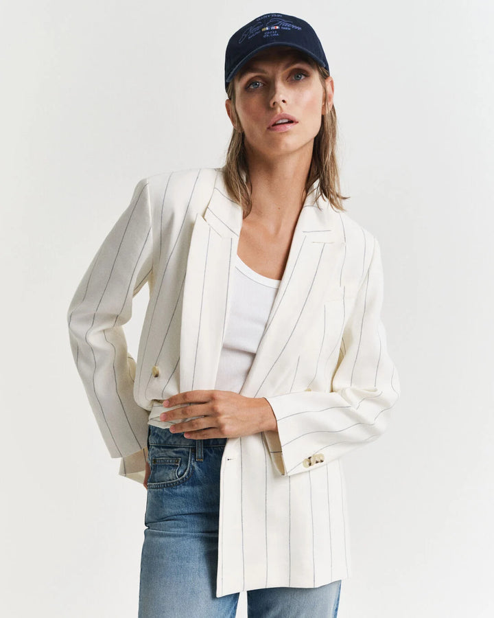 GANT Pinstripe  Linen Club Blazer/Sako 4770332