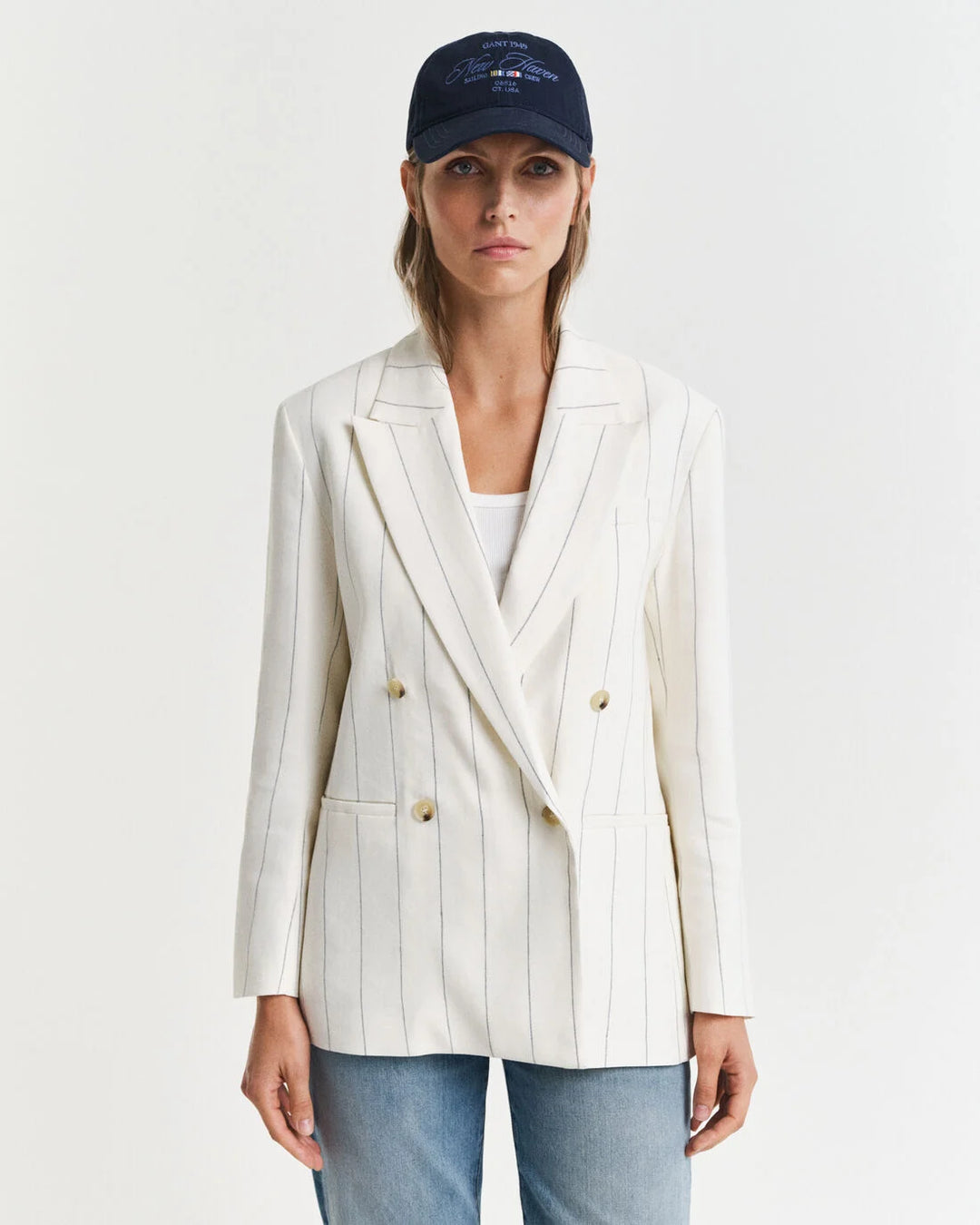 GANT Pinstripe  Linen Club Blazer/Sako 4770332